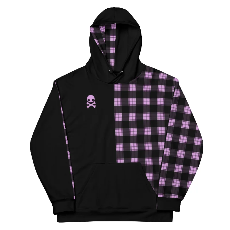 Split Plaid Purple