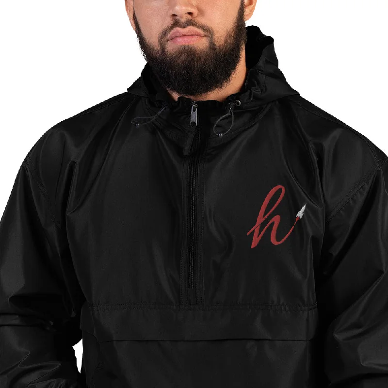 h Rocket Embroidered Champion Packable Jacket